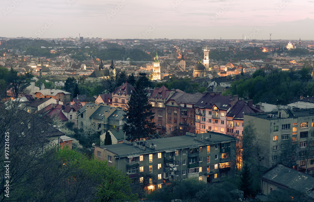 Obraz premium Old city panorama