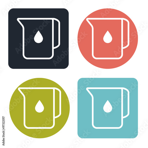 Water filter icon