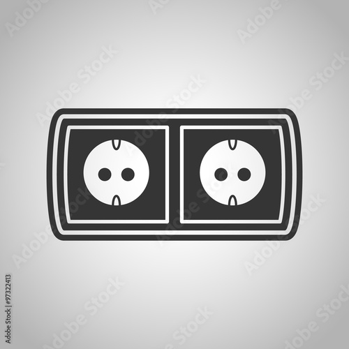 Power socket icon