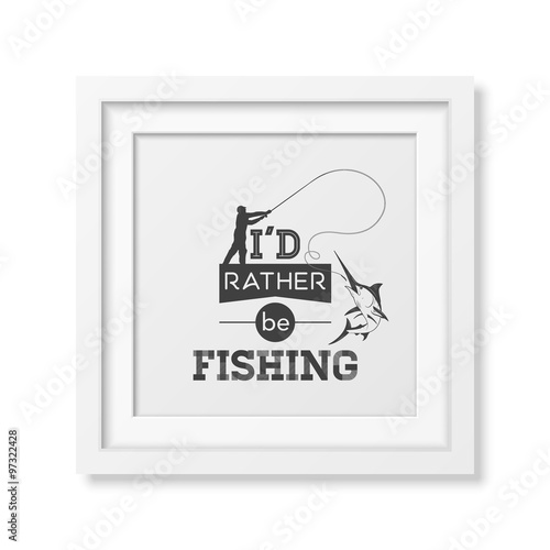 Quote typographical Background in the white frame 