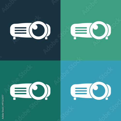 Cinema projector icon