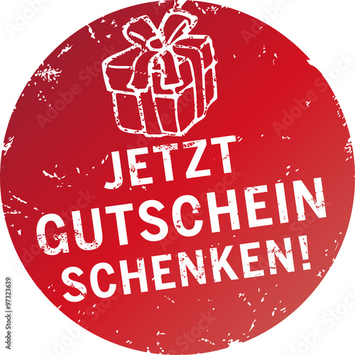 runder Button Jetzt Gutschein schenken