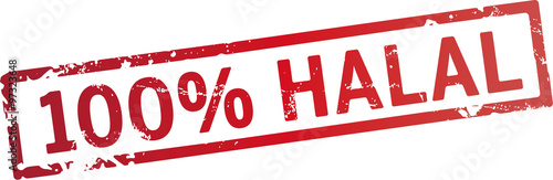 stempel 100% Halal