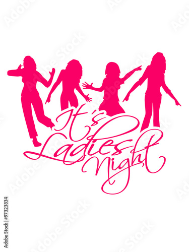 it's ladies night reflex shadow dancing crowd party people celebrating fun silhouette Women Men
