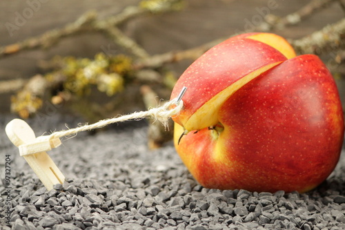 Gesunde Ernährung erzeugt unvorstellbare Energie und Kraft photo