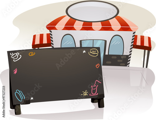 Menu Chalk Board Resto