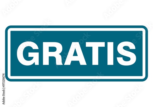 Gratis sign, icon, stamp