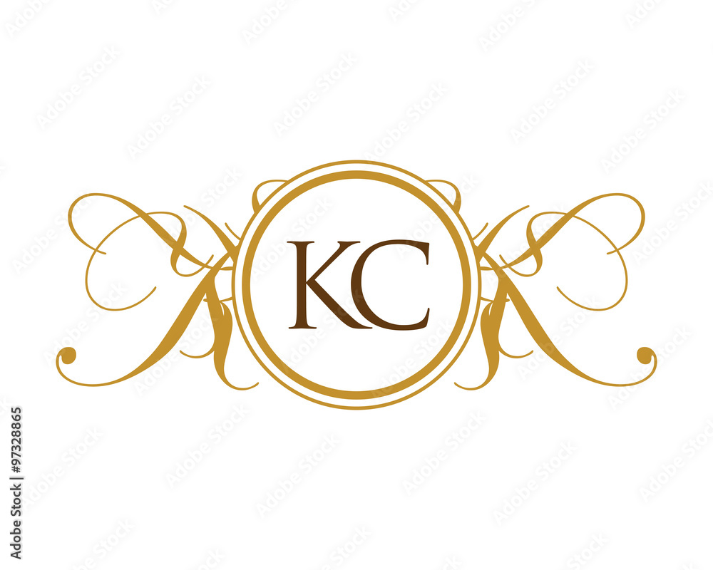 KC Luxury Ornament Initial Logo KC Luxury Ornament Initial Logo
