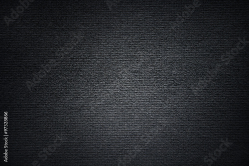 Blank canvas black texture background. Dark edges