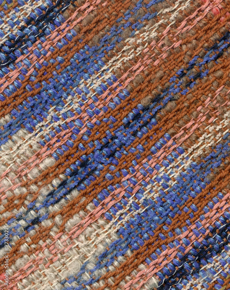 Samples of handwoven patterns