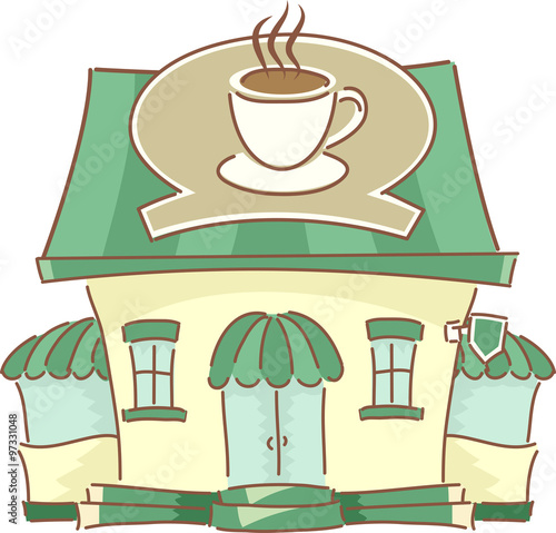 Coffee Shop Facade