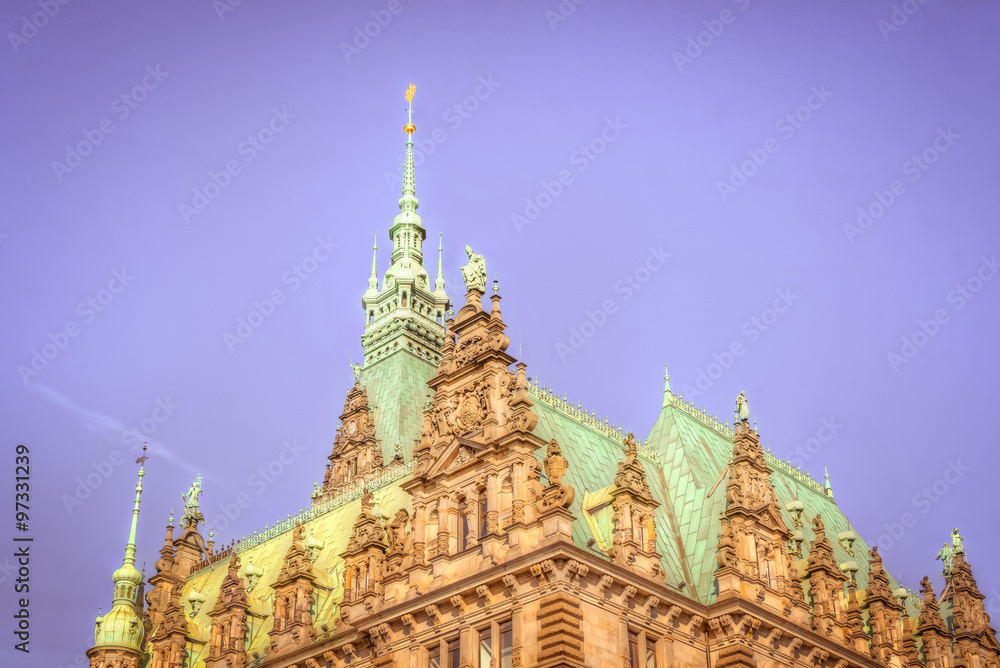 Fototapeta premium Hamburger Rathaus