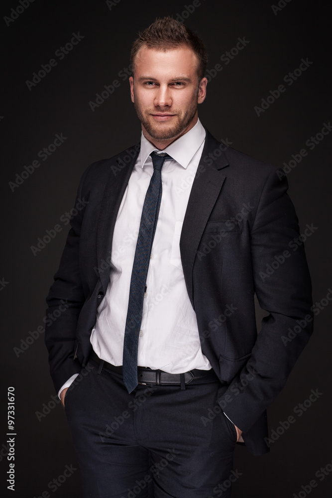 Portrait of young businessman Portrait of young businessman
