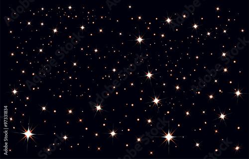 Starry sky. Stars in the night sky