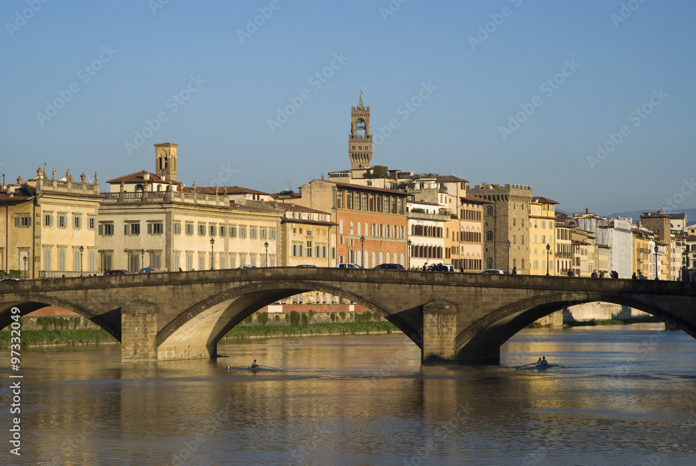 Ponte alla Carraia, Bridge on the Arno river, Florence