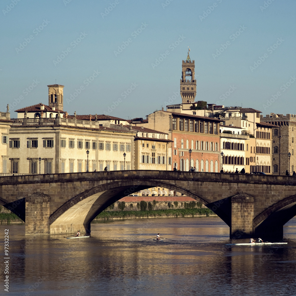 Ponte alla Carraia, Bridge on the Arno river, Florence Ponte alla Carraia, Bridge on the Arno river, Florence