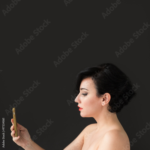 selfie of woman