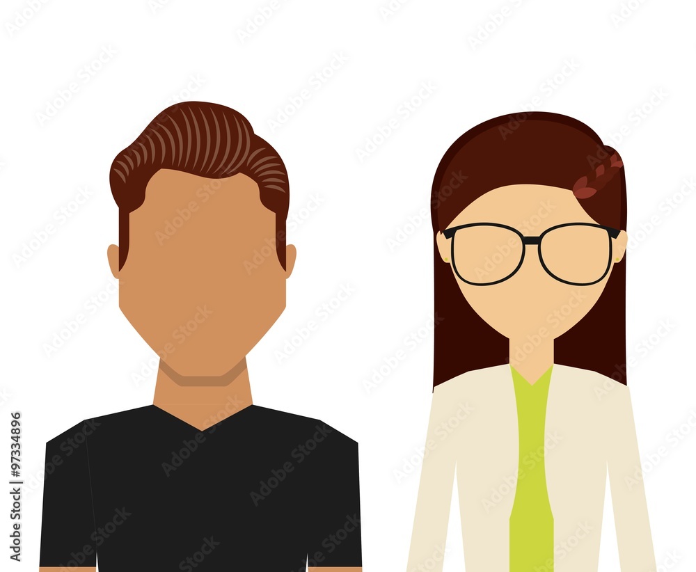 avatar person design avatar person design