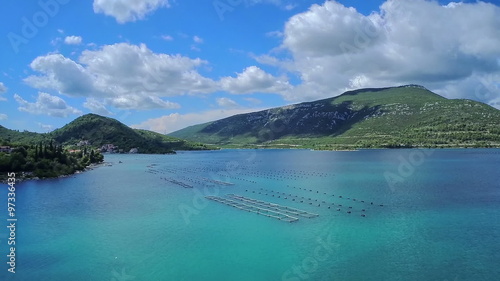 Wallpaper Mural Aerial view of Mali Ston Bay Torontodigital.ca