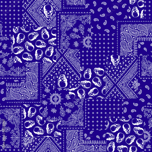 スカル バンダナ