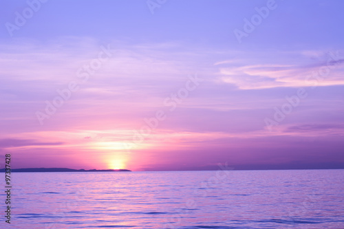 blur sunset and beach © buraratn
