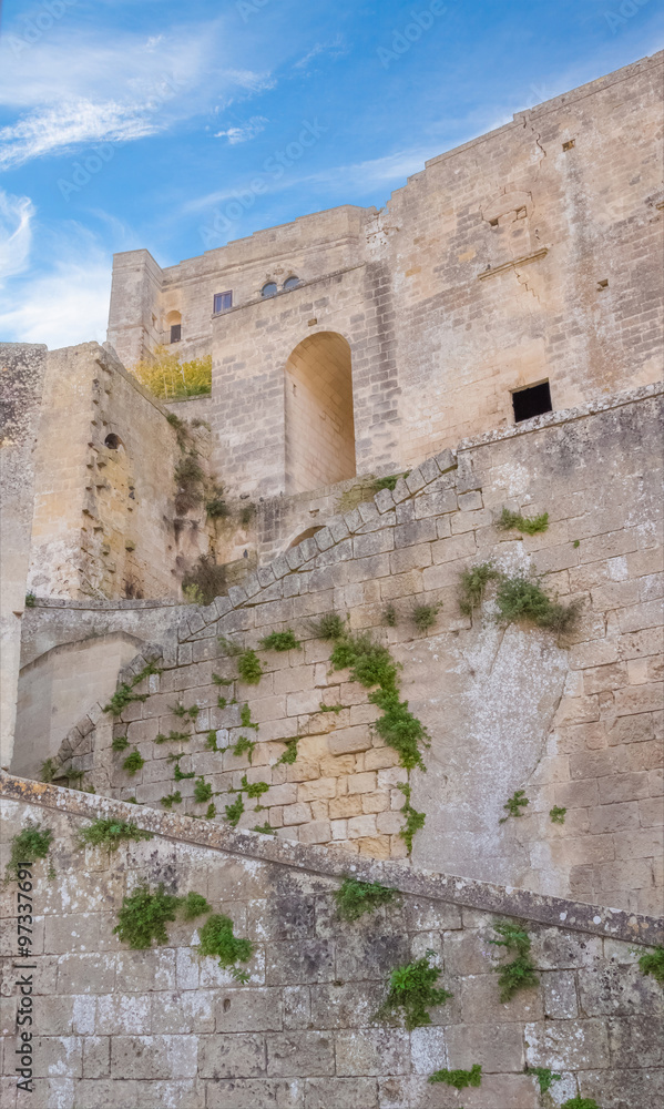 historic building in Matera in Italy UNESCO European Capital of Culture 2019