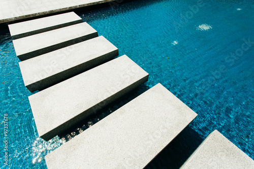 Swimming pool in residential appartments