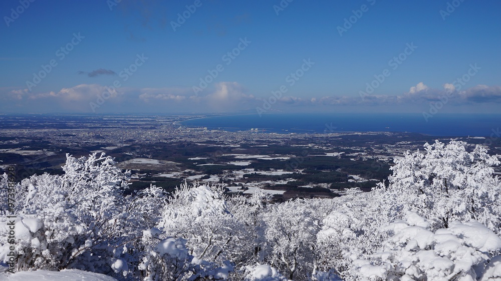 Obraz premium 雪景色 / 展望