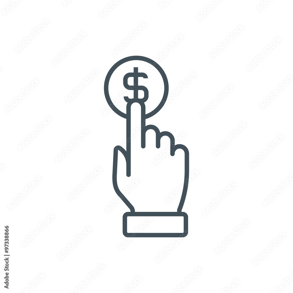 Pay per click icon Pay per click icon