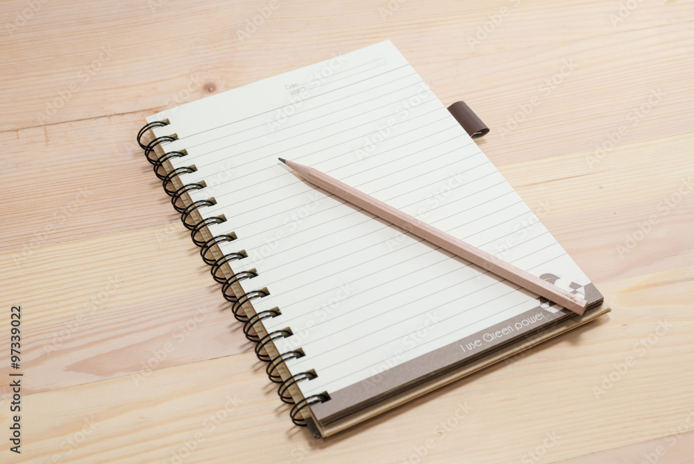 Notebook paper for working and creativity Notebook paper for working and creativity