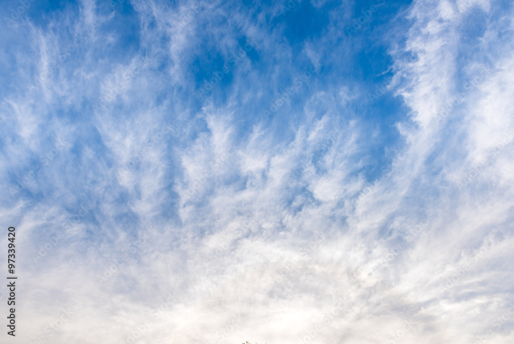 Nice white cloud on blue sky Nice white cloud on blue sky