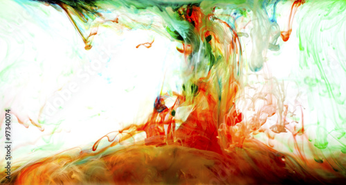 colorful liquid art