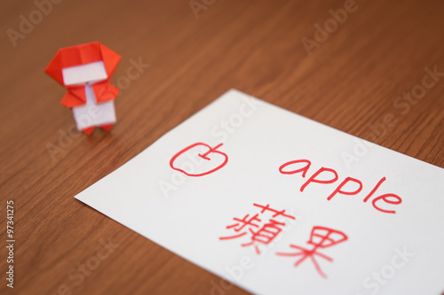 Mandarin; Learning New Language with Fruits Name Flash Cards