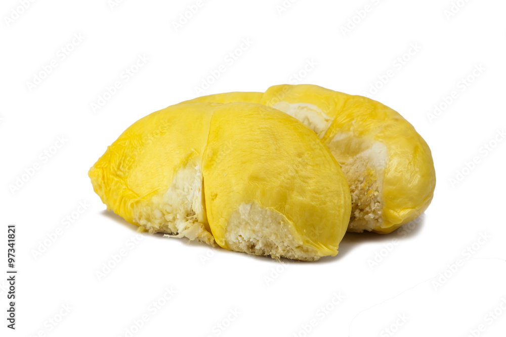 Durian isolated on white background. Durian isolated on white background.