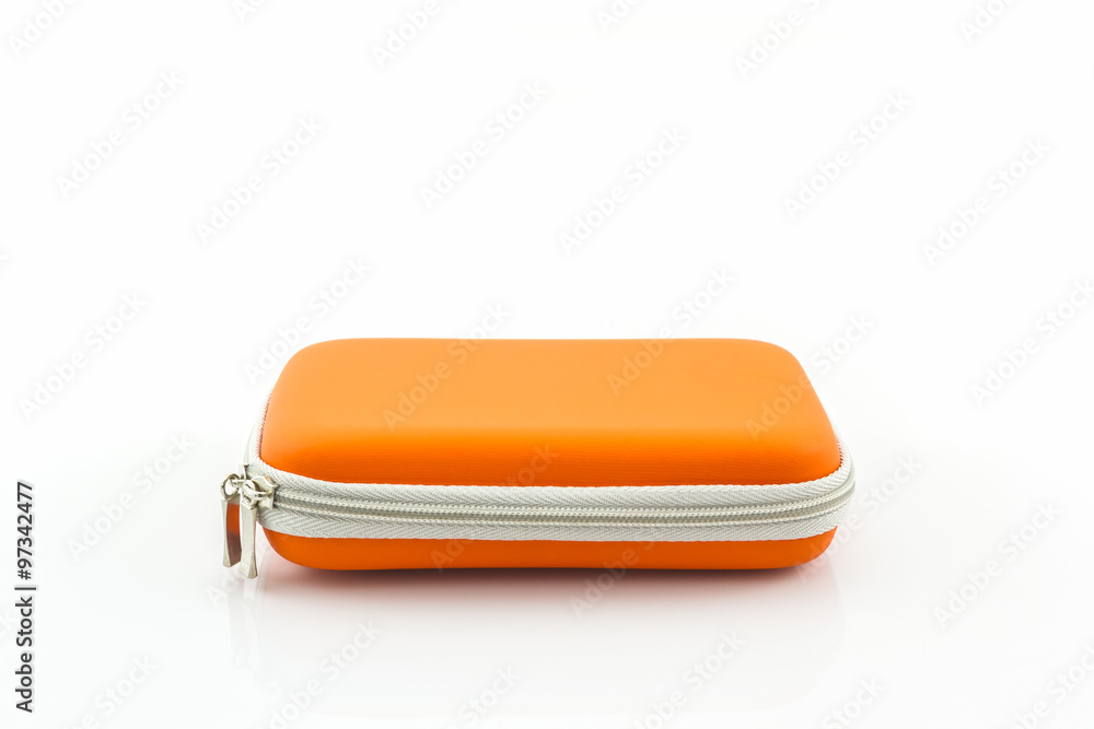 External hard drive carrying case. External hard drive carrying case.
