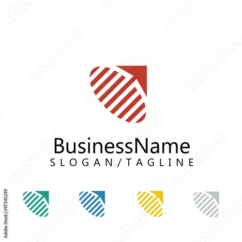 finance vector logo icon 
