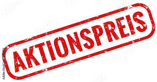 Stempel Grunge Top Aktion rot rund 