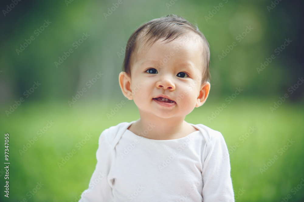 Portrait of an adorable baby girl (soft focus on the eyes) Portrait of an adorable baby girl (soft focus on the eyes)