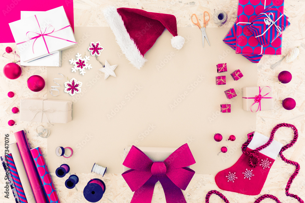 Pink christmas accessiories Pink christmas accessiories