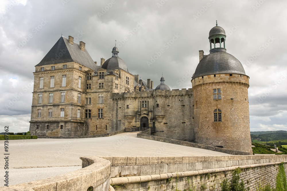 A castle of Hautefort, France