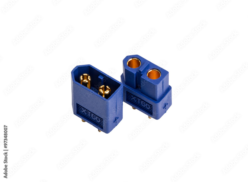 Obraz premium Electronic collection - Low voltage powerful connector industria