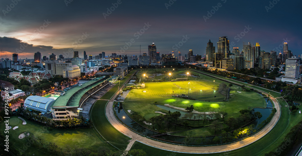 Obraz premium Bangkok City at night, Thailand