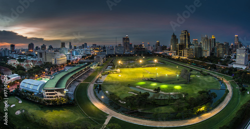 Wallpaper Mural Bangkok City at night, Thailand Torontodigital.ca