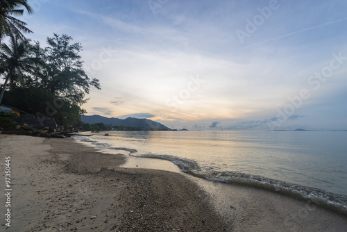 Koh Phangan beach sunrise Thailand