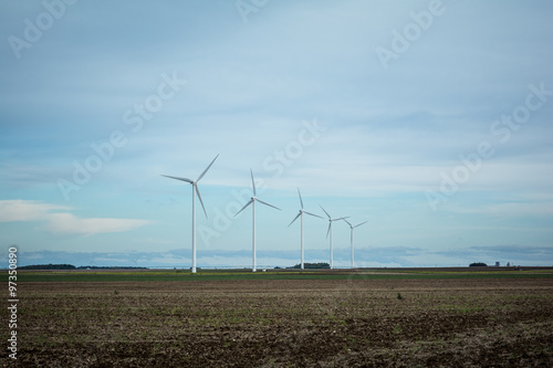 Windmills in the country