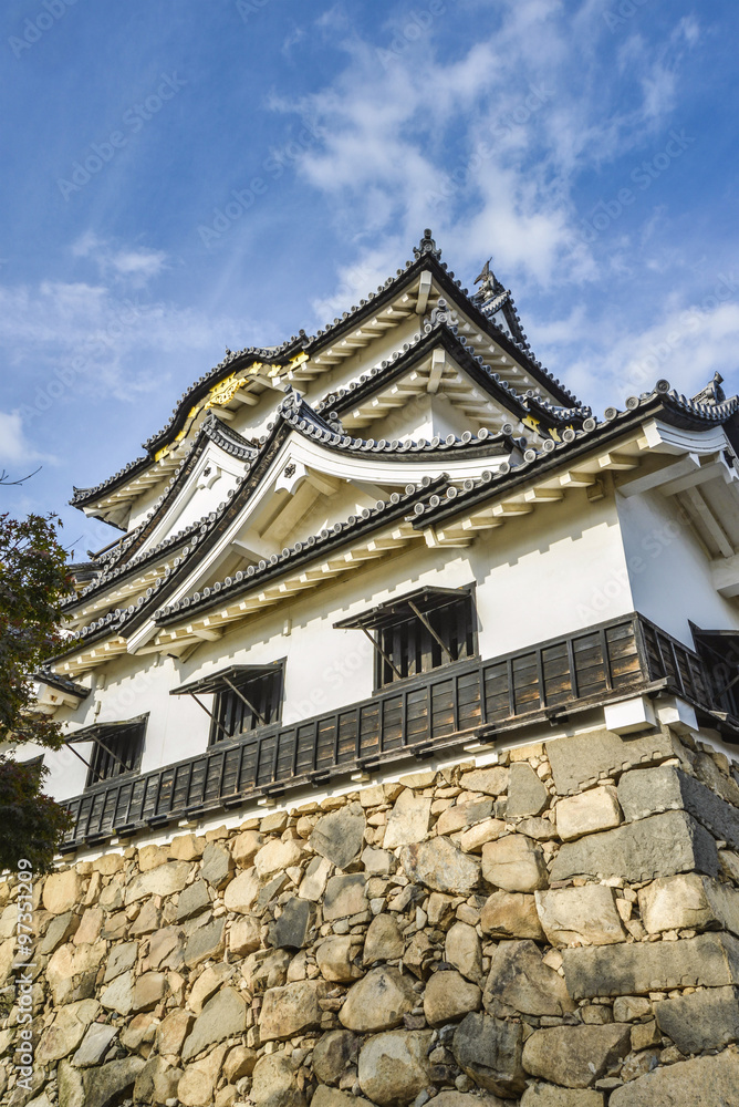 Fototapeta premium 彦根城秋景色