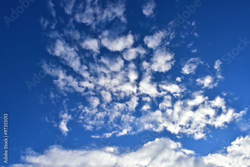 blue sky with cloud
