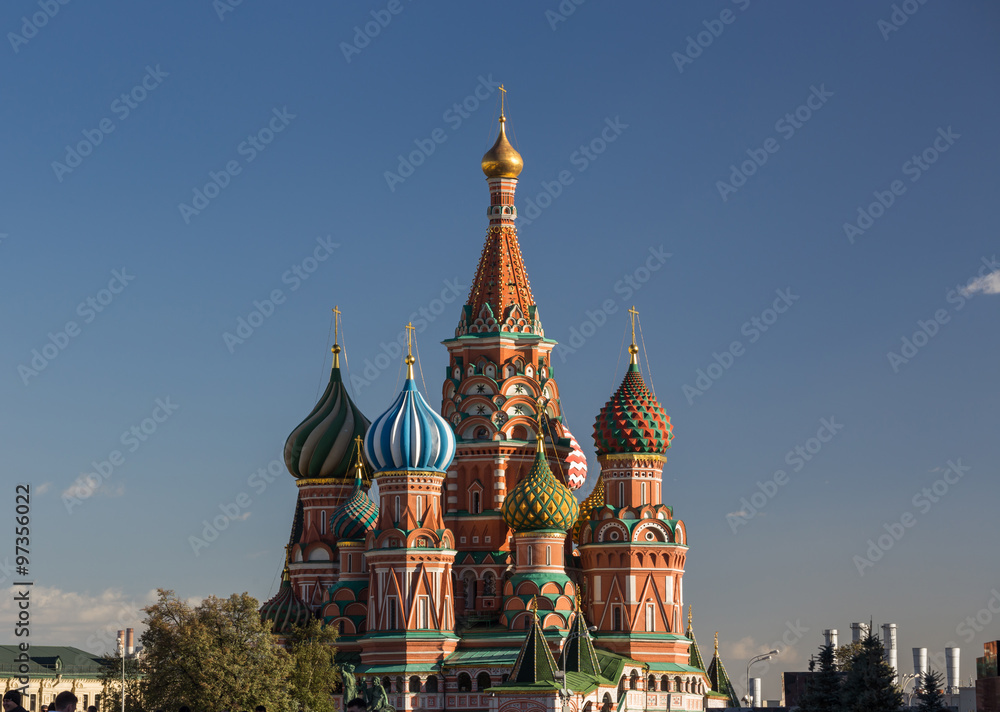 Moscow,Russia,Red square,view of St. Basil's Cathedral Moscow,Russia,Red square,view of St. Basil's Cathedral