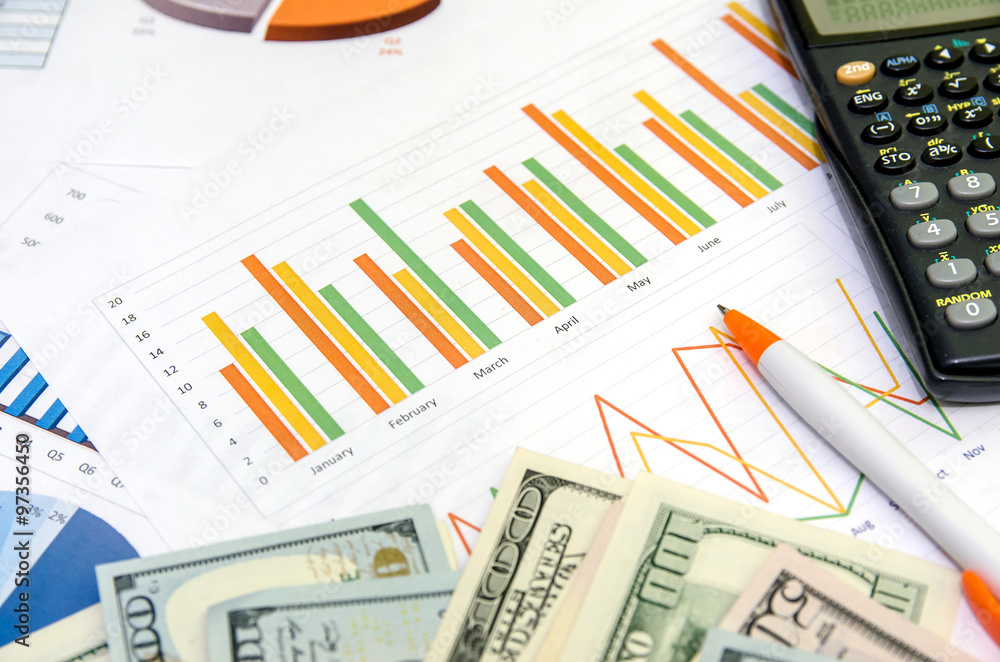 Graphs and Calculator, pen and money Graphs and Calculator, pen and money