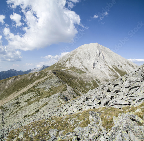 Vihren peak in the Pirin mountain  Bulgaria
